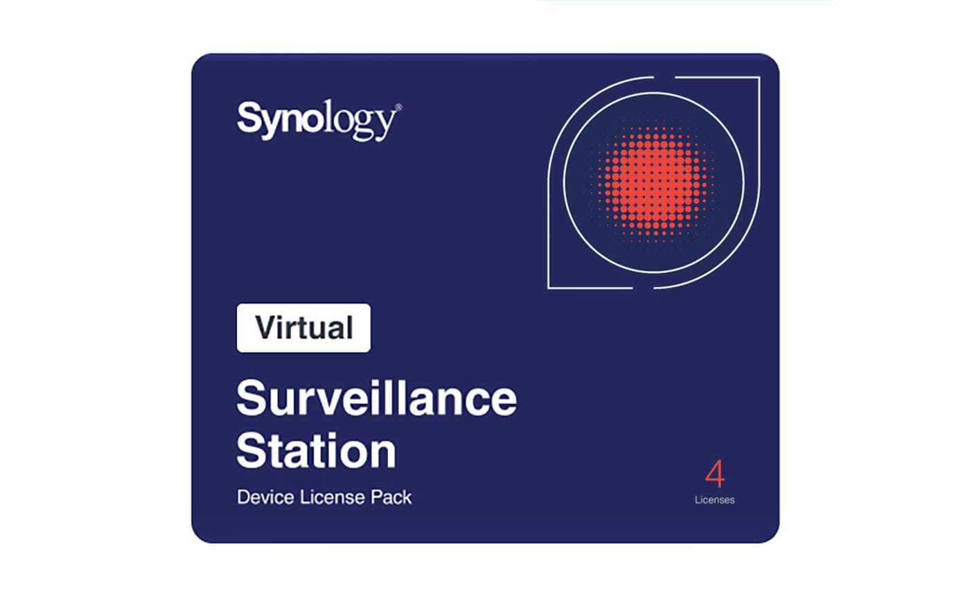 Synology surveillance device virtual 4 licenses